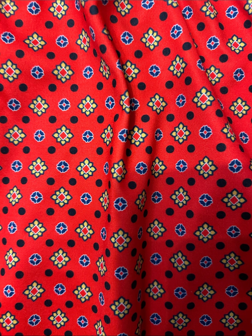 Gretchen Scott Designs Red Printed Midi Shirt Dress - Picture 13 of 13